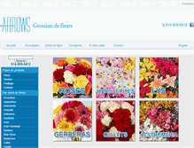 Tablet Screenshot of grossistedefleurs.com